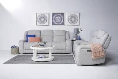 Opal 2 Power Sofa & Console Loveseat in Dove