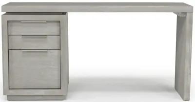 Oxford Office Desk w/ File Cabient in Mineral