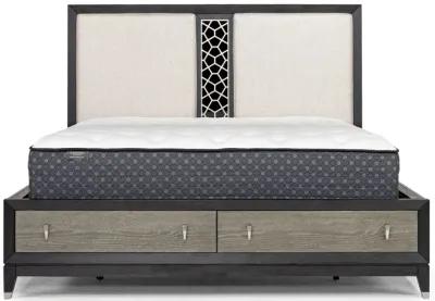 Proximity Panel Bed w/ Storage in Gray Oak, CA King