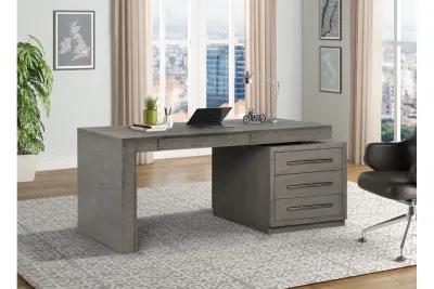 Pure Modern Office Desk in Moonstone