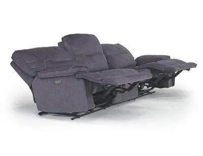 Retreat Power Sofa & Loveseat in Charcoal