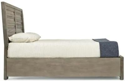 Ruff Hewn Panel Bed w/ Storage in Gray, Queen