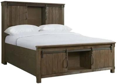 Scott Storage Bed in Walnut, Eastern King