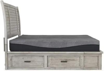 Sullivan Panel Bed w/ Storage in Drift Gray, Eastern King