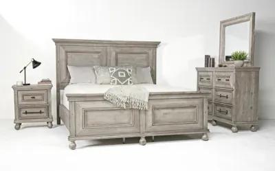 Summer House Panel Bed, Dresser & Mirror in Fieldstone, Eastern King