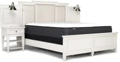 Willowbrook Upholstered Wall Bed in Egg Shell White, CA King