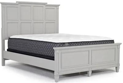 Willowbrook Panel Bed in Pebble, Queen