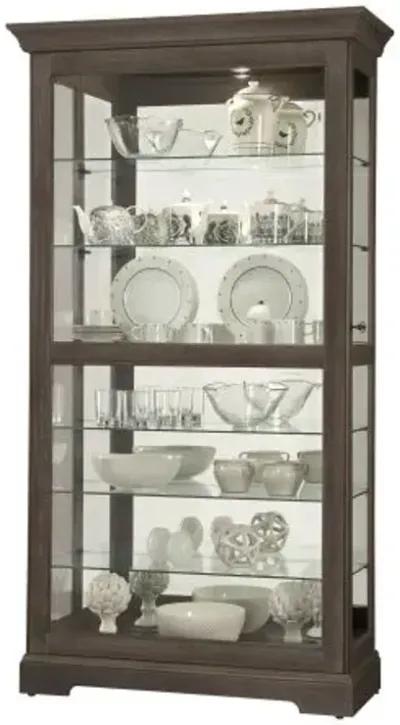 Gable 43" Sliding Door Curio Cabinet