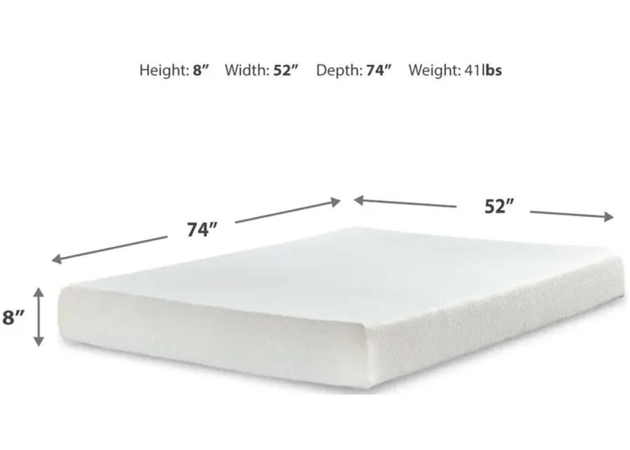 Chime 8 " Memory Foam Full Mattress In A Box