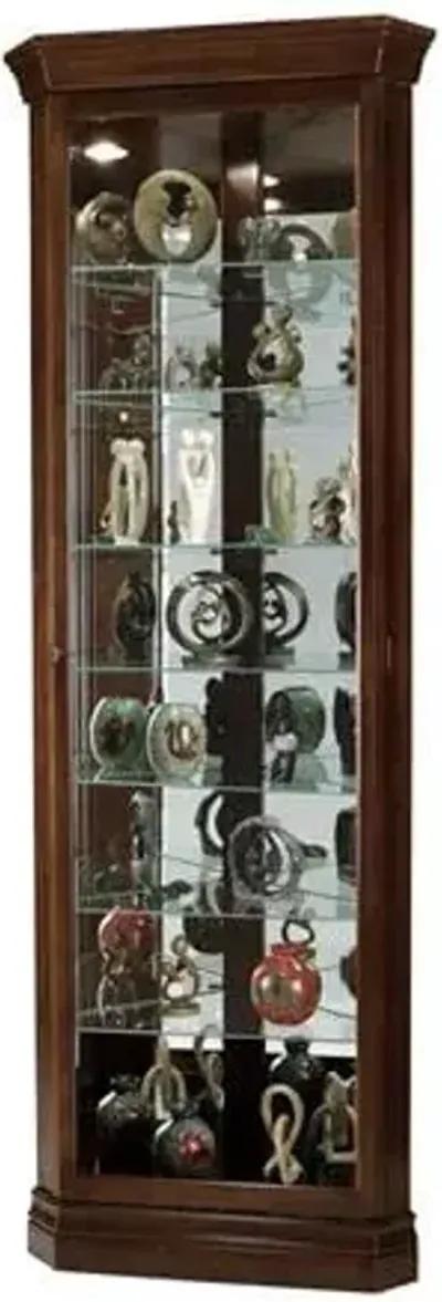 Gable Corner Curio Cabinet