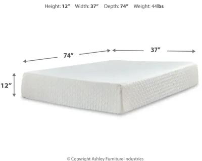 Chime 12" Memory Foam Twin Mattress In A Box