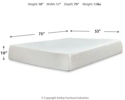 10" Chime Memory Foam Full Mattress In A Box