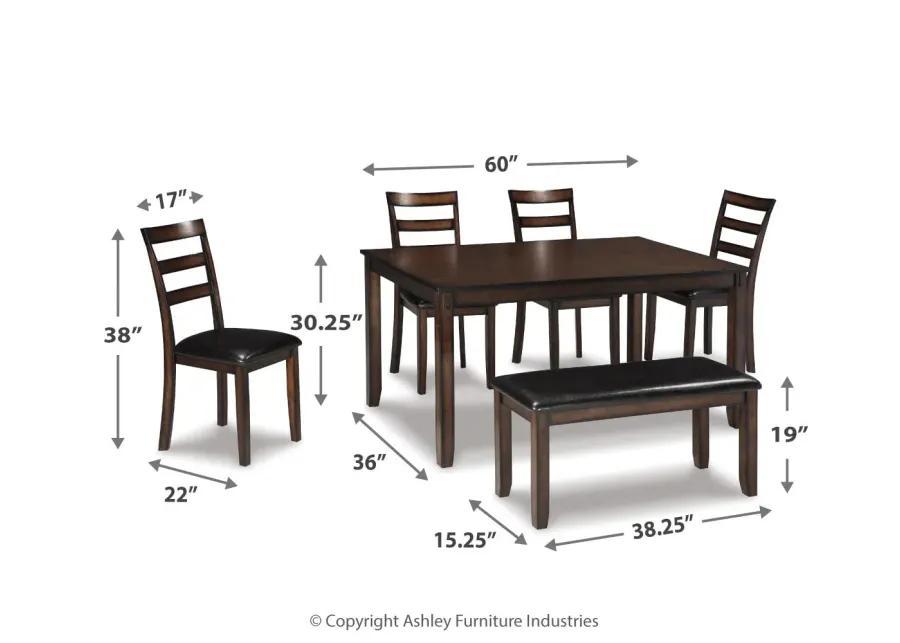 Coviar 6-Pc Dining Set