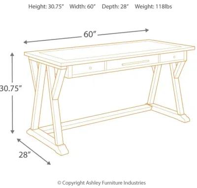 Luxenford 60" Home Office Desk