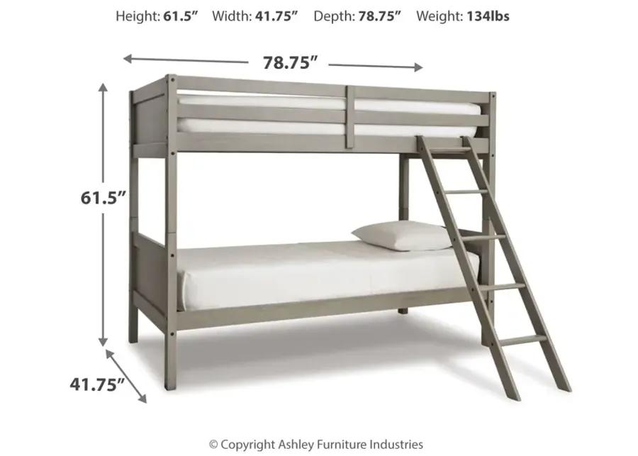 Lettner Twin Over Twin Bunk Bed With Ladder