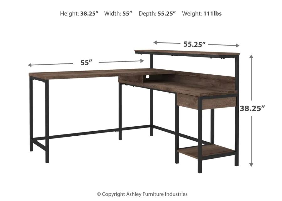 Arlenbry Home Office L-Desk With Storage