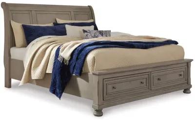 Lettner Sleigh Storage Bed Queen