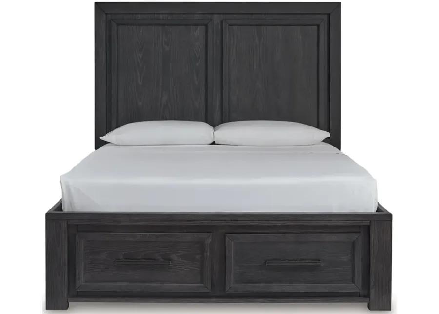 Foyland Queen Panel Storage Bed