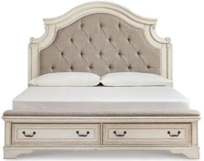 Realyn King Upholstered Storage Bed