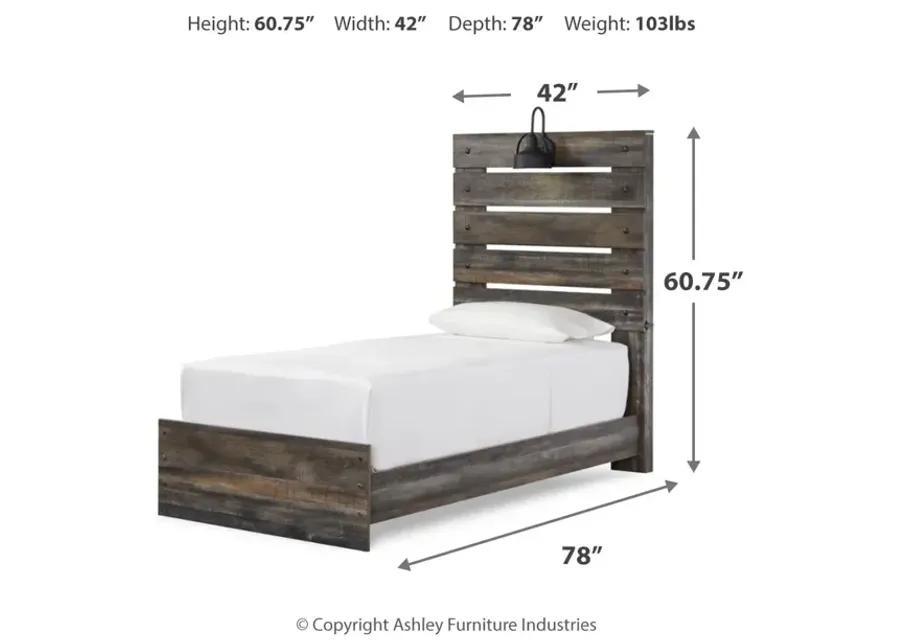 Drystan Twin Panel Bed