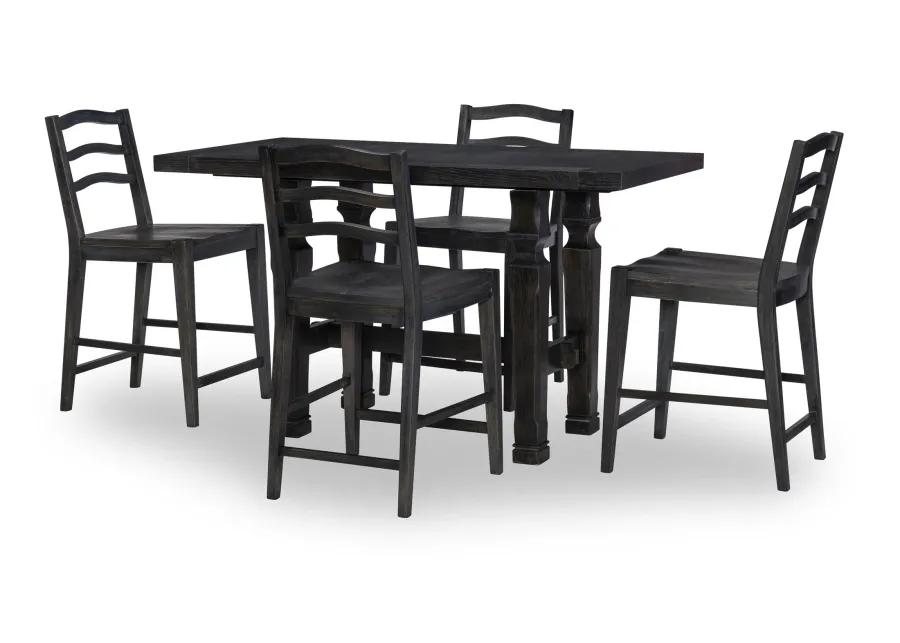 Hensley 5-Pc Counter Height Dining Set