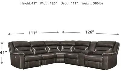 Kincord Power Reclining Sectional