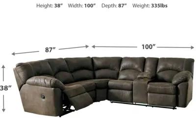 Tambo 2-Piece Reclining Sectional