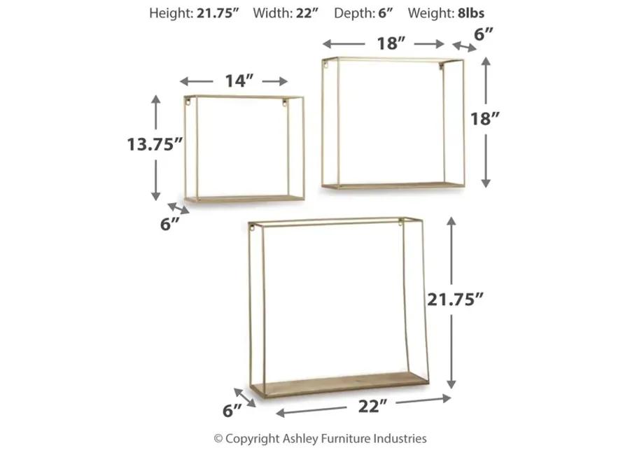 Efharis Wall Shelf (Set Of 3)