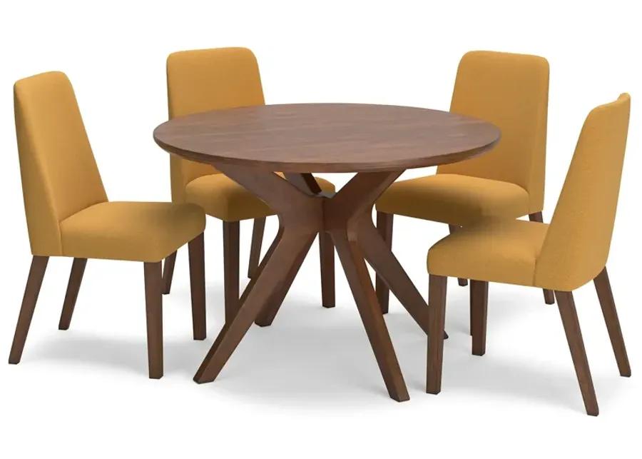 Lyncott Dining Table And 4 Chairs