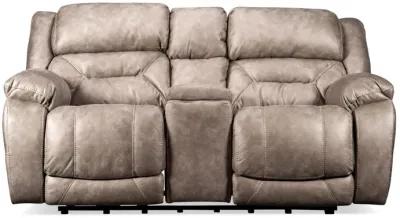 Rhodes Zero Gravity Triple Power Loveseat - Fog