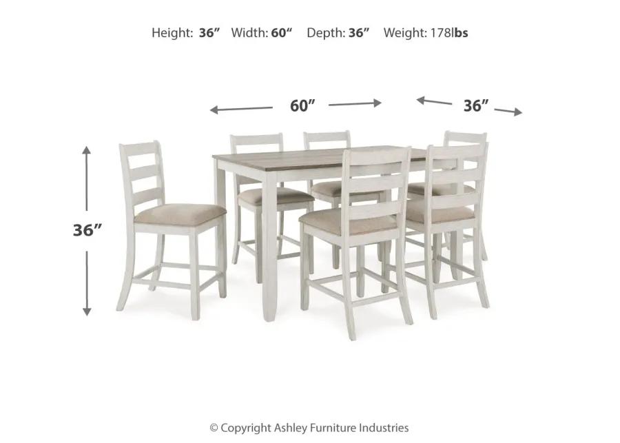 Skempton 7-Pc Counter Height Dining Set