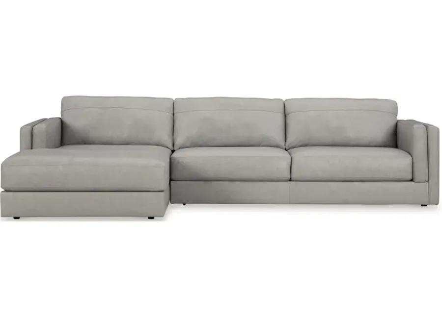 Amiata Leather 2-Piece Sectional