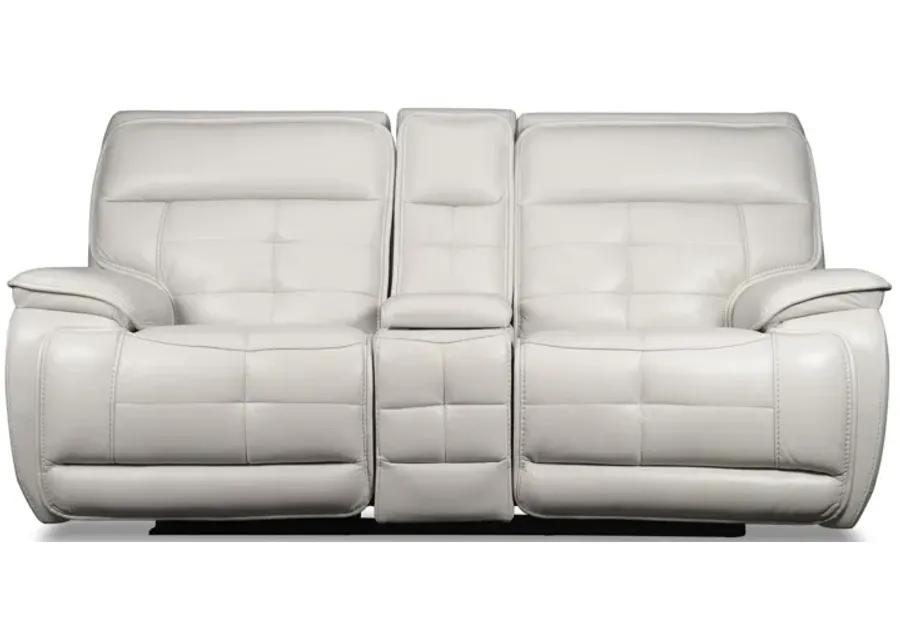 Pacific Heights Power Leather Loveseat