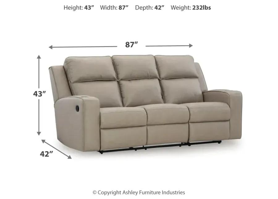 Lavenhorne Manual Reclining Sofa With Drop Down Table