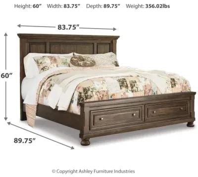 Flynnter King Panel Storage Bed