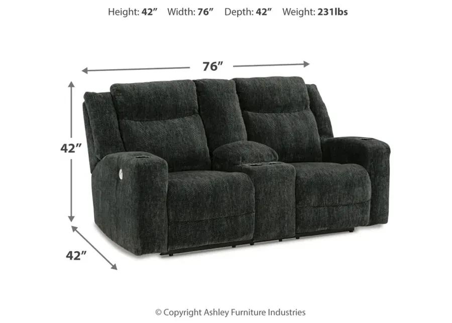 Martinglenn Power Reclining Loveseat With Console