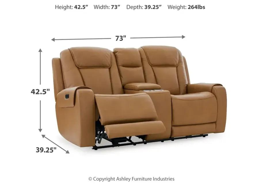 Card Player Power Reclining Loveseat