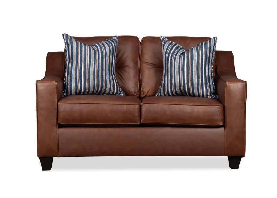 Reno Leather Loveseat