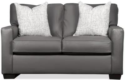 Lori Leather Loveseat