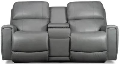 Apollo Leather Power Reclining Loveseat