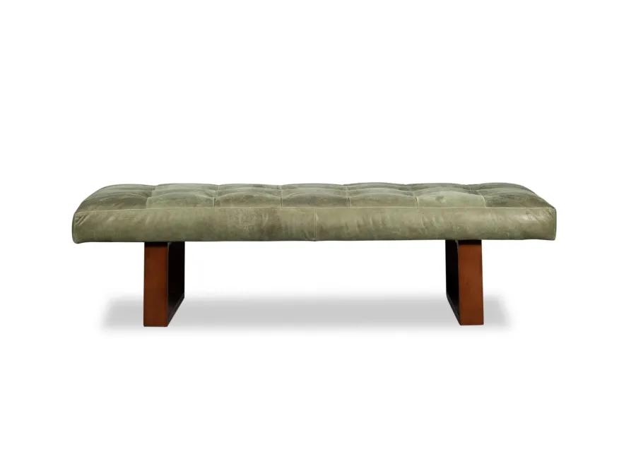 Caleb Leather Ottoman