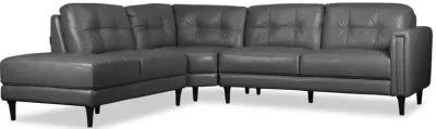 Carmelo 3-Piece Leather Sectional