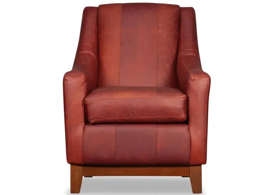 Albom Leather Accent Chair