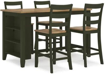 Gesthaven 5-Pc Counter Height Island Set