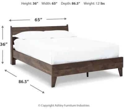 Queen Platform Panel Bed