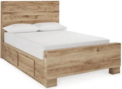 Hyanna Full Panel Bed With 1-Side Storage