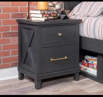 Flatiron Nightstand - Black