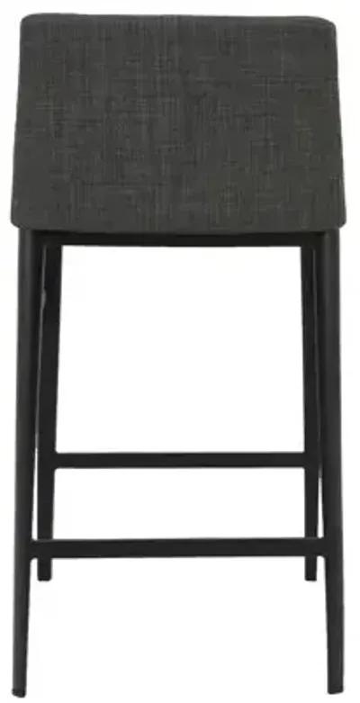 Baron Counter Stool - Charcoal Grey