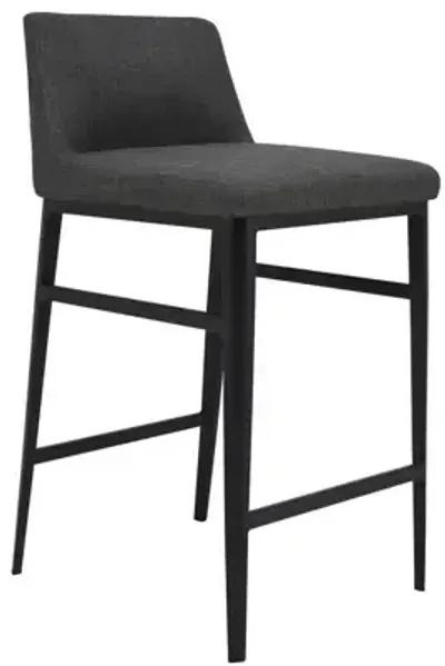 Baron Counter Stool - Charcoal Grey