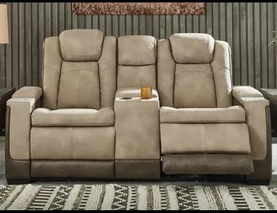 Next-Gen DuraPella Power Reclining Loveseat with Console